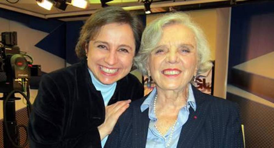 Poniatowska y Aristegui critican a AMLO por “mañaneras” y desaparición de órganos autónomos