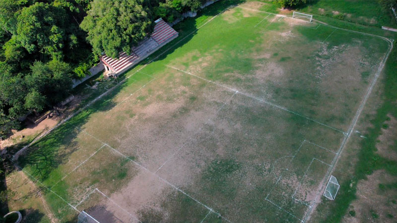 Arrancan obras de rehabilitación de espacios deportivos en Morelos