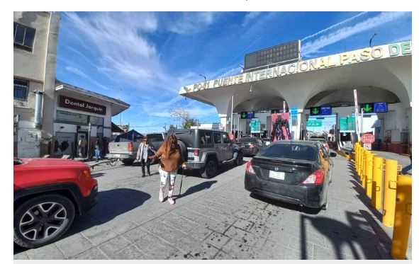 Registran tiempos de espera cortos en cruces fronterizos; hasta 13 minutos en fila
