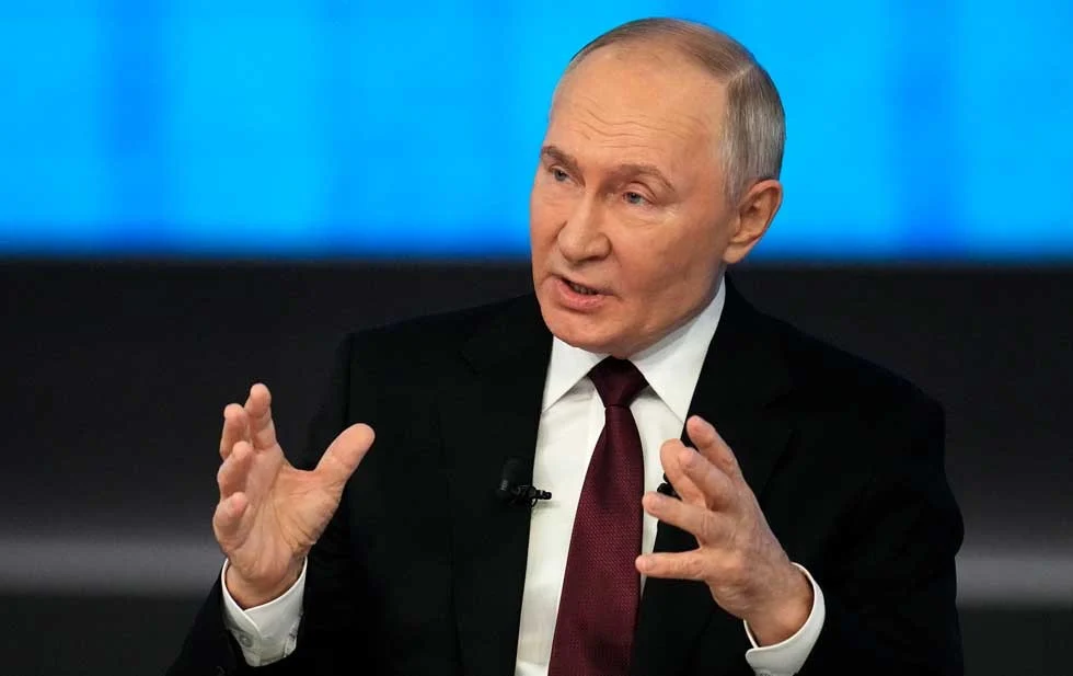 Putin presume victorias en Ucrania en su conferencia de prensa anual