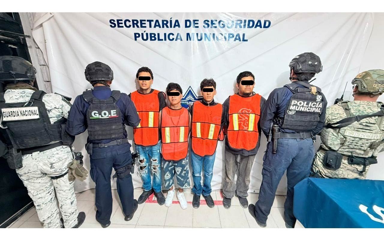 Capturan a cuatro presuntos sicarios