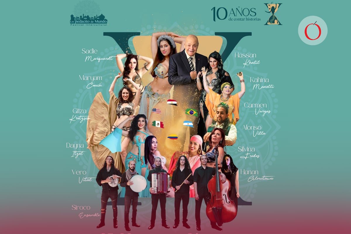 Festival Un Pedacito de Mundo 2026 en CDMX contará con la presencia de 5 estrellas internacionales del bellydance